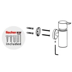 Marho Zeepdispenser Luxor Zwart -Badkamer Verkoop 123 3692