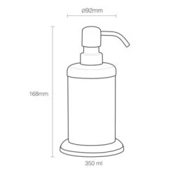 Sealskin Acero Zeepdispenser Grijs -Badkamer Verkoop 123 3738