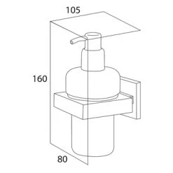 Tiger Zeepdispenser Items Hangend RVS 9 Tiger Zeepdispenser Items Hangend RVS -Badkamer Verkoop 123 3742
