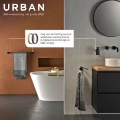 Tiger Handdoekhouder Urban 2-Armig Zwart 18 Tiger Handdoekhouder Urban 2-Armig Zwart -Badkamer Verkoop 123 3842