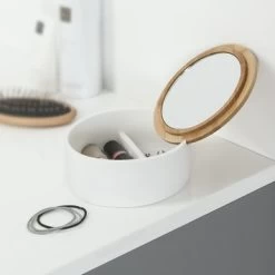 Sealskin Spiegeldoosje Grace Wit -Badkamer Verkoop 123 3847