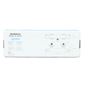 Atlantic Thermostatische Douchekraan Landon Chroom 15 Cm 9 Atlantic Thermostatische Douchekraan Landon Chroom 15 Cm - Afbeelding 7