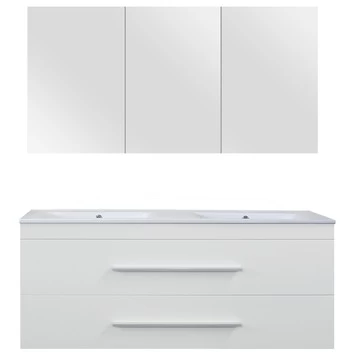 Style Badmeubelset Mat Wit 120 Cm 3 Style Badmeubelset Mat Wit 120 Cm