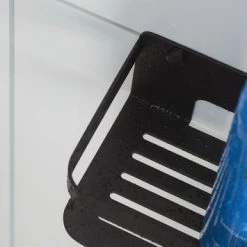 Tiger Douchemand Met Haak Caddy Zwart -Badkamer Verkoop 123 4066