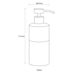 Sealskin Zeepdispenser Doppio Aqua 14 Sealskin Zeepdispenser Doppio Aqua -Badkamer Verkoop 123 4076