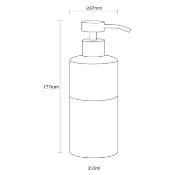 Sealskin Zeepdispenser Doppio Aqua 9 Sealskin Zeepdispenser Doppio Aqua - Afbeelding 7