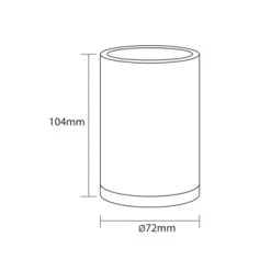 Sealskin Beker Grace Wit -Badkamer Verkoop 123 4122