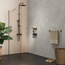 Tiger Planchet Cooper 28 Cm RVS/zwart -Badkamer Verkoop 123 4129