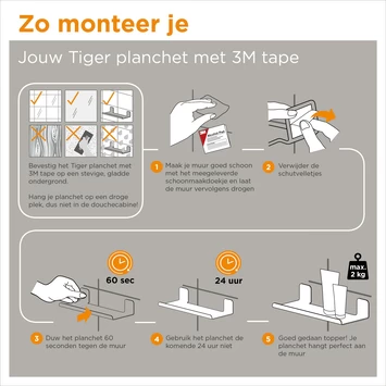 Tiger Planchet Colar 30 Cm Zwart 10 Tiger Planchet Colar 30 Cm Zwart - Afbeelding 8