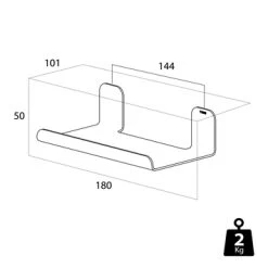 Tiger Planchet Colar RVS 18 Cm -Badkamer Verkoop 123 4188