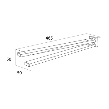Tiger Handdoekrek Items Met Draaibare Armen Chroom 6 Tiger Handdoekrek Items Met Draaibare Armen Chroom - Afbeelding 4