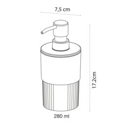 Sealskin Zeepdispenser Brave Staand Zwart 29 Sealskin Zeepdispenser Brave Staand Zwart -Badkamer Verkoop 123 424