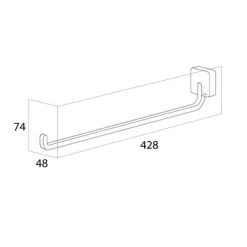 Tiger Handdoekrek Impuls RVS -Badkamer Verkoop 123 4367