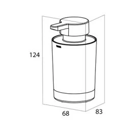 Tiger Vrijstaande Zeepdispenser Tune RVS -Badkamer Verkoop 123 4405