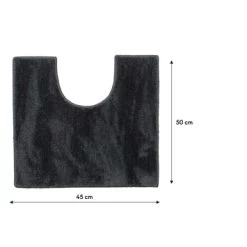 Sealskin Toiletmat Doux 45x50cm Donkergrijs -Badkamer Verkoop 123 4418