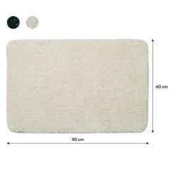 Sealskin Badmat Angora 60x90cm Off-white -Badkamer Verkoop 123 4482