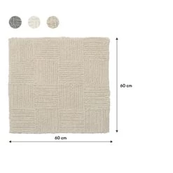 Sealskin Badmat Reverse 60x60cm Zand 16 Sealskin Badmat Reverse 60x60cm Zand -Badkamer Verkoop 123 4516