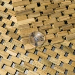 Sealskin WC Mat Woodblock Teak 60x60 Cm -Badkamer Verkoop 123 4541