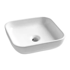 Tiger Badkamermeubel Studio 60cm Hoogglans Wit/witte Waskom Met Vierkante Greep -Badkamer Verkoop 123 456