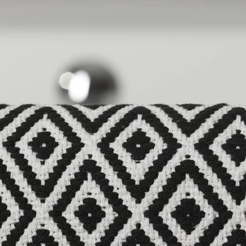 Sealskin Badmat Trellis Zwart 60x90cm 5 Sealskin Badmat Trellis Zwart 60x90cm - Afbeelding 3