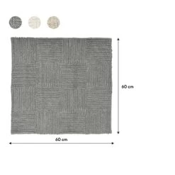 Sealskin Badmat Reverse 60x60cm Grijs 12 Sealskin Badmat Reverse 60x60cm Grijs -Badkamer Verkoop 123 4696