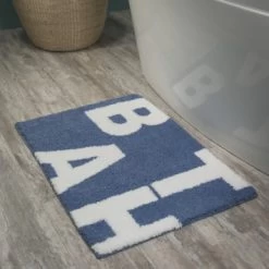 Sealskin Badmat Littera Blauw 90x60 Cm -Badkamer Verkoop 123 4772