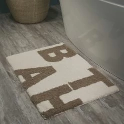 Sealskin Badmat Littera Ivoor 90x60 Cm -Badkamer Verkoop 123 4781