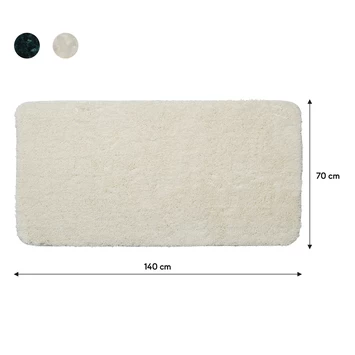 Sealskin Badmat Angora 70x140cm Off-white 7 Sealskin Badmat Angora 70x140cm Off-white - Afbeelding 5
