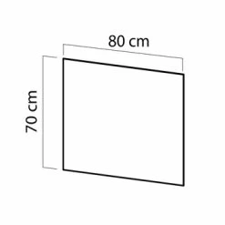 TIGER Spiegelpaneel Your Style 80 Cm -Badkamer Verkoop 123 4904