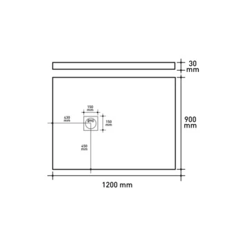 Van Marcke Krypton Douchebak In Polybeton Steenimitatie Wit 120x90 4 Van Marcke Krypton Douchebak In Polybeton Steenimitatie Wit 120x90 - Afbeelding 2