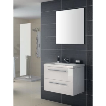 Atlantic Badmeubel Sienna Wit 60cm 4 Atlantic Badmeubel Sienna Wit 60cm - Afbeelding 2