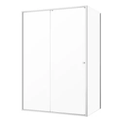 SEALSKIN Douchecabine Contour RVS 140x200cm Met Schuifdeur -Badkamer Verkoop 123 5003