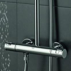 Grohe Regendouche Vitalio Joy Ø18 Cm Met Thermostatische Douchekraan 14 Grohe Regendouche Vitalio Joy Ø18 Cm Met Thermostatische Douchekraan -Badkamer Verkoop 123 5013