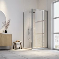 Sealskin Draaideur En Douchewand Hooked 90x90x200cm Verstelbaar Hoogglans Aluminium