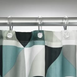 Sealskin Douchegordijn Tangram Zwart 180x200 Cm -Badkamer Verkoop 123 5091