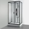 Allibert Douchecabine Uyuni Hoekmodel 80x120cm Zwart 1 Allibert Douchecabine Uyuni Hoekmodel 80x120cm Zwart -Badkamer Verkoop 123 5118