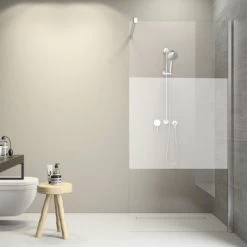 Sealskin Inloopdouche Code A3 100x197 Cm Met Gesatineerde Band