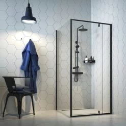 SEALSKIN Douchecabine Contour Zwart 100x200cm