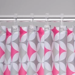 Sealskin Douchegordijn Diamonds 180x200 Cm Roze -Badkamer Verkoop 123 5225