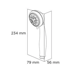 Tiger Splash Handdouche Trento 3 Standen Chroom -Badkamer Verkoop 123 5233