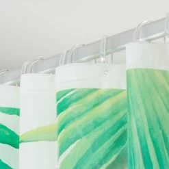 Sealskin Douchegordijn Leaves 180x200cm Groen/wit 13 Sealskin Douchegordijn Leaves 180x200cm Groen/wit -Badkamer Verkoop 123 5299