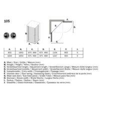 Sealskin Douchecabine Met Swingdeur C105 Hoekinstap 90x195 Cm Chroom -Badkamer Verkoop 123 5449