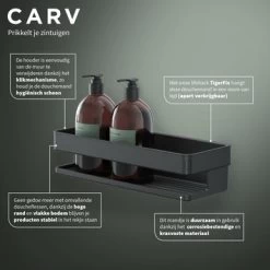 Tiger Douchemand Carv 28 Cm Zwart -Badkamer Verkoop 123 550