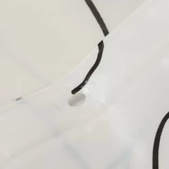 Sealskin Douchegordijn Mind 180x200cm Zwart/wit -Badkamer Verkoop 123 5530