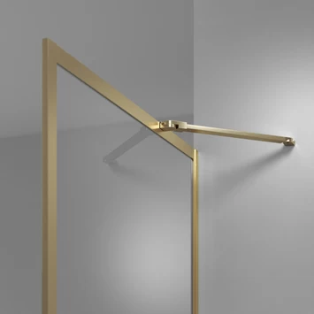 Sealskin Inloopdouche Type A3 Contour 118x200 Cm Goud Geborsteld 5 Sealskin Inloopdouche Type A3 Contour 118x200 Cm Goud Geborsteld - Afbeelding 3