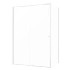 Sealskin Contour Schuifdeur Met Zijwand 140x90x200 Cm, 6 Mm Helder Veiligheidsglas Met Antikalklaag Mat Wit -Badkamer Verkoop 123 5760