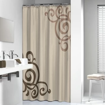 Sealskin Douchegordijn Duchess 180x200 Cm Ecru 3 Sealskin Douchegordijn Duchess 180x200 Cm Ecru