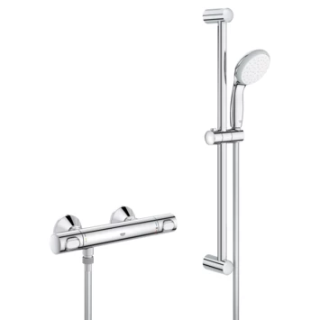 Grohe Precision Flow Douchethermostaat Incl. Doucheset 3 Grohe Precision Flow Douchethermostaat Incl. Doucheset