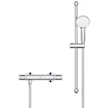 Grohe Precision Flow Douchethermostaat Incl. Doucheset 4 Grohe Precision Flow Douchethermostaat Incl. Doucheset - Afbeelding 2