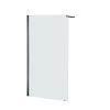 Allibert Douchewand Lago 100x195 Cm Helder Glas Met Zwarte Profielen -Badkamer Verkoop 123 5840